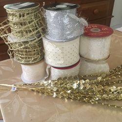 Set Of New And Open Ribbons
