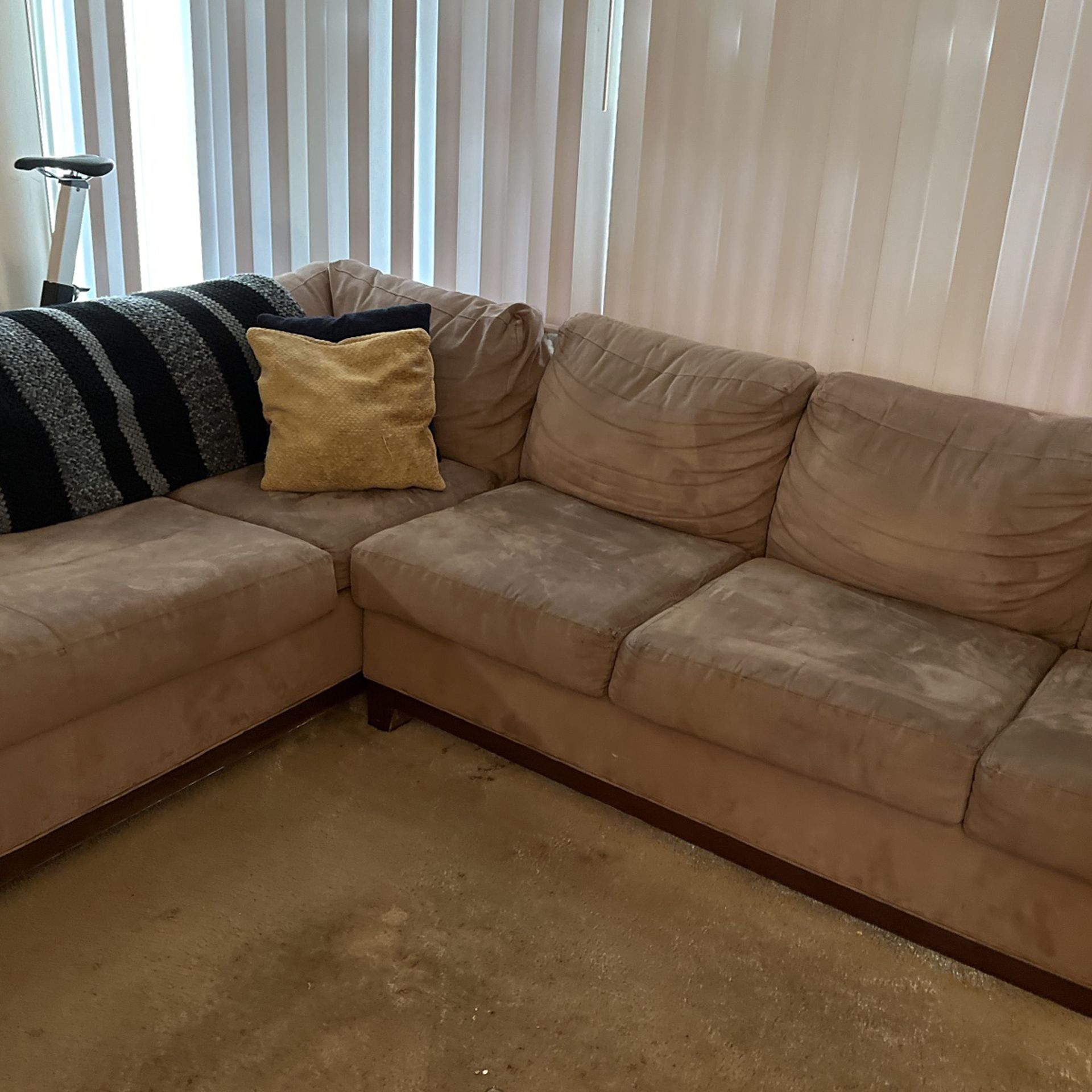 Free Tan Sectional 