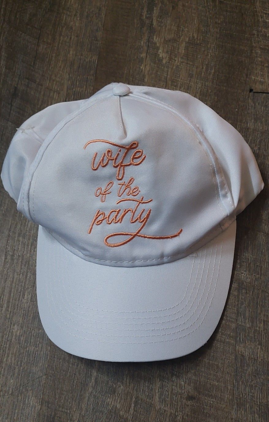 One Size Wife Of The Party Cap