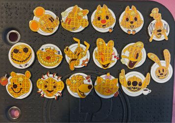 Full Whimsical Waffle Disney Pin Set