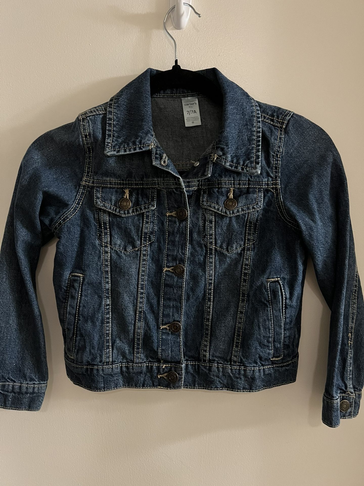 Kids Carter Denim Jacket, Size 7