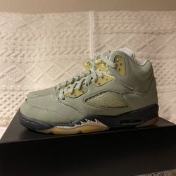 Nike Air Jordan 5 Retro Jade Horizon Green 440888-300 Grade School Size 7Y/ 8.5W