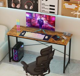 Moving Sale! 63” Spacious Rustic Brown Desk