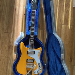 Epiphone 150th Anniversary Crestwood Custom Orange w/ Original Case - Mint