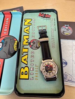 New!! Vintage Fossil Batman Collector’s Watch No. 1 Limited Edition (DC Comics 1994)