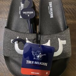 True Religion  Slides. 