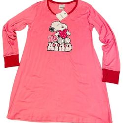 Peanuts Snoopy Heart Be Kind Sleepshirt Nightgown
