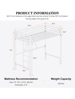 Kids loft bed