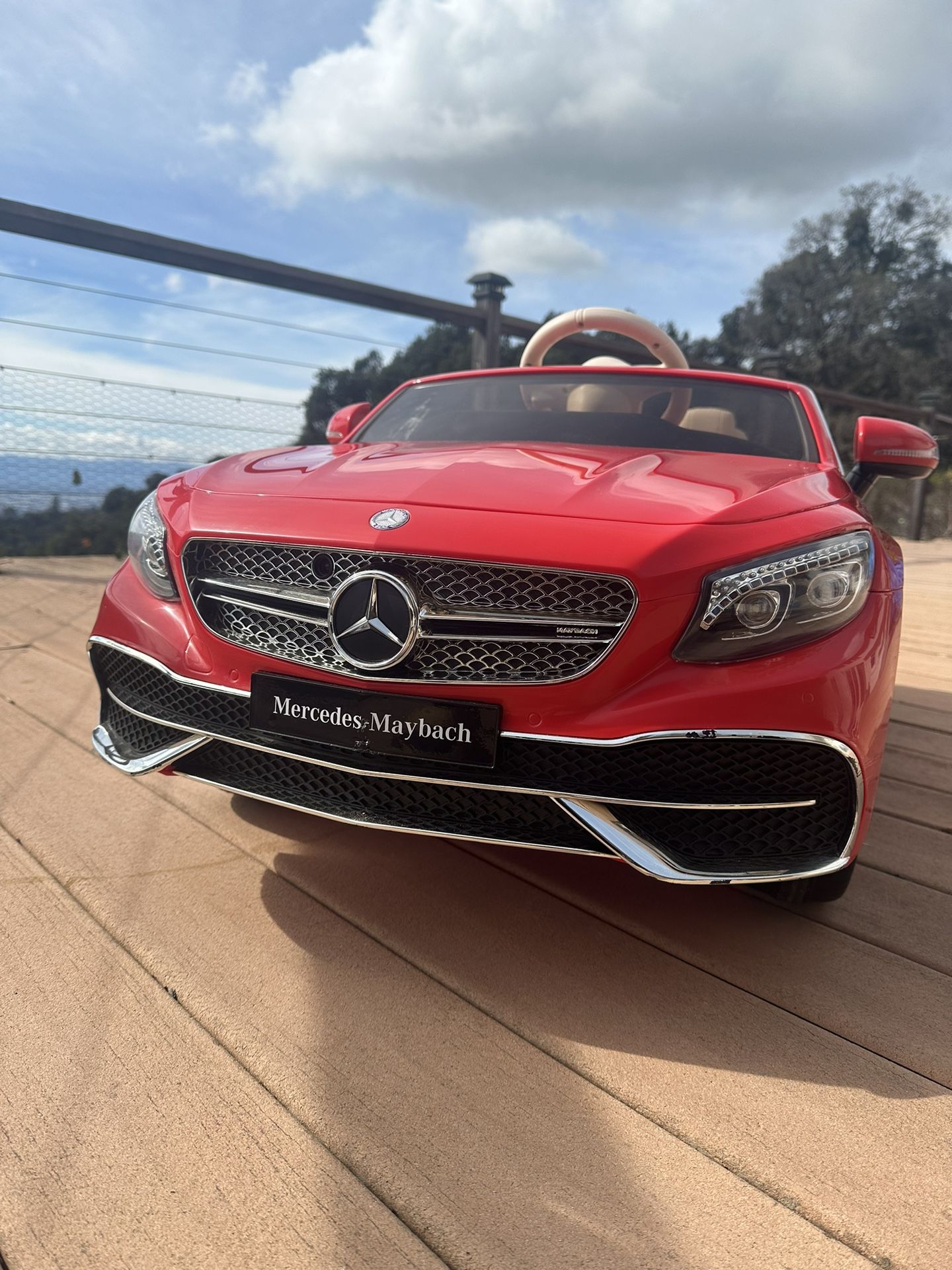 Mercedes Maybach S650 Electric Ride on Vehicles Cars Red