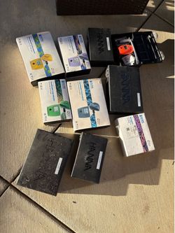 Assortment of Hannah instruments checkers
