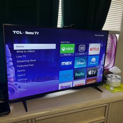 TCL 50" Class 4-Series 4K UHD HDR Roku Smart TV