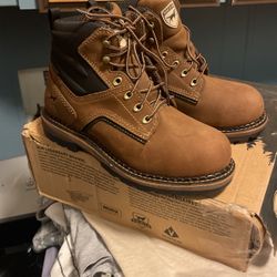 Red Wings Work Boots Waterproof Soft Toe Size 7