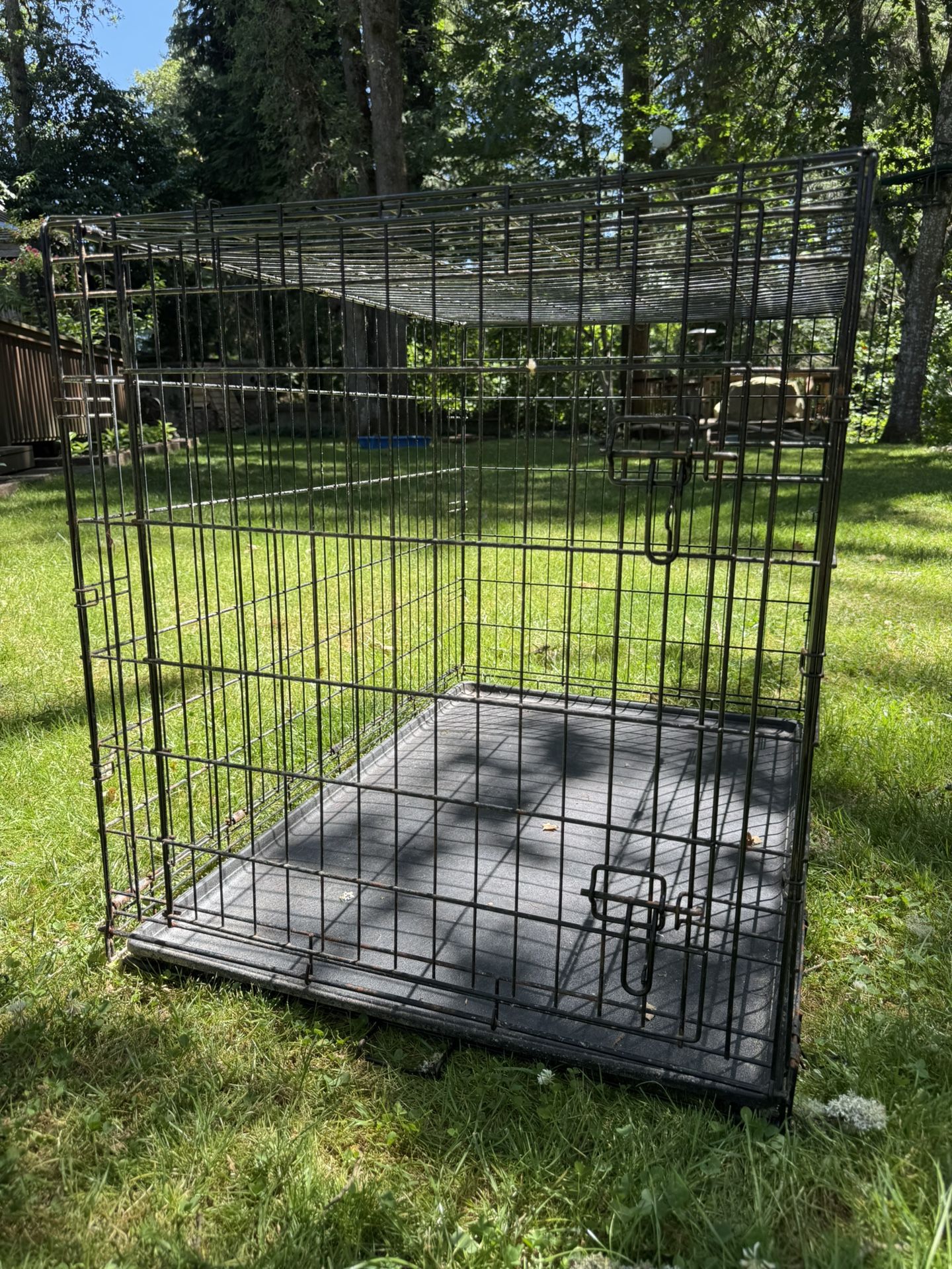 Large Metal Dog Crate