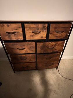 9-Drawer Industrial Fabric Dresser