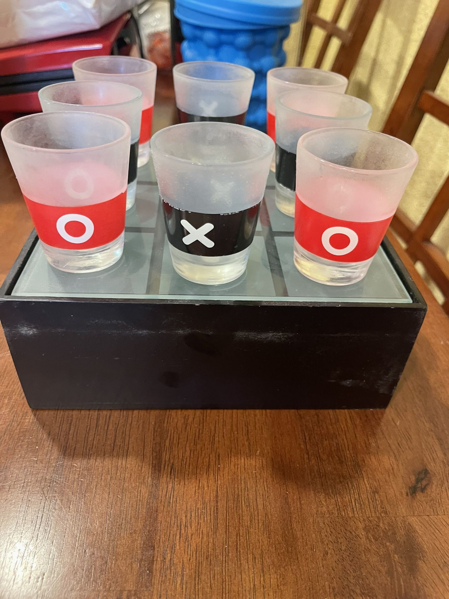 Shot Glasses Tic Tac Toe Drinking Game