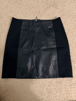 Armani Exchange leather mini skirt size 4