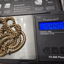 Cadena De Oro 14 Kilates 