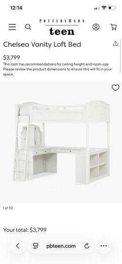 Chelsea Vanity loft bed