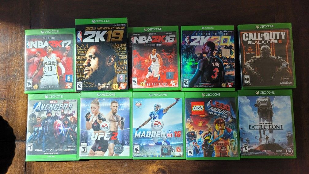 Xbox One Games, $5 each, Must Buy All