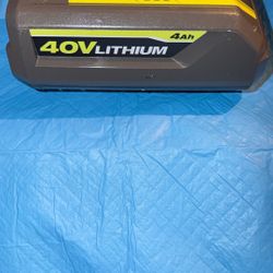 RYOBI 40V BATTERY ( BATTERY ONLY)