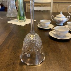 Glass Bell 9 inches Tall   