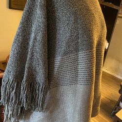 Sweater Poncho One Size