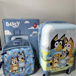 Brand New Bluey Luggage Set