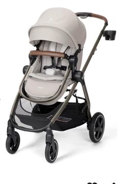 Stroller Maxi-Cosi Zelia 2 Luxe 5-in-1 Modular Travel System, New Hope Tan