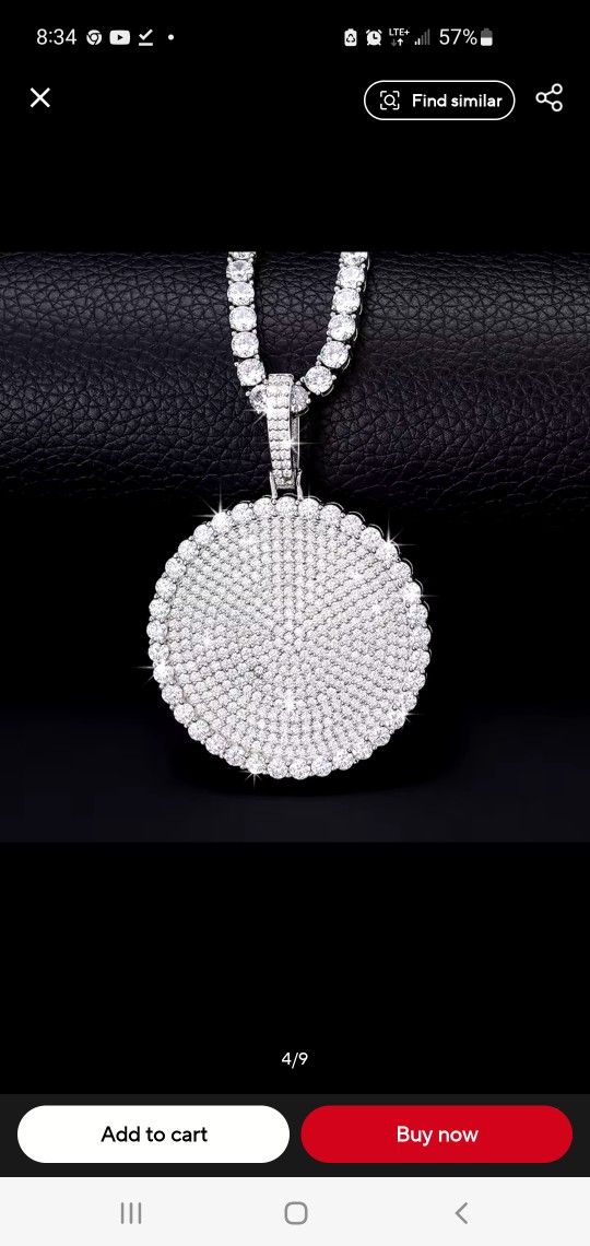 10k MOISSANITE PENDANT