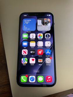 Apple iPhone 12 256gb for AT&T or cricket rear camera not working