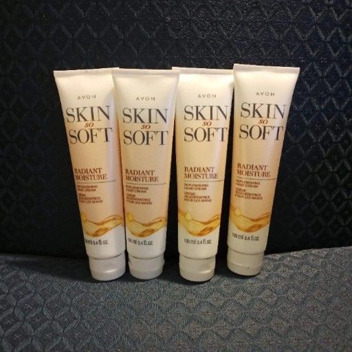 Avon Skin So Soft Radiant Moisture Replenishing Hand Cream Lot Of 4