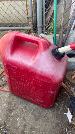 5 gals gas can price 15$. Pick up E. Side Tacoma