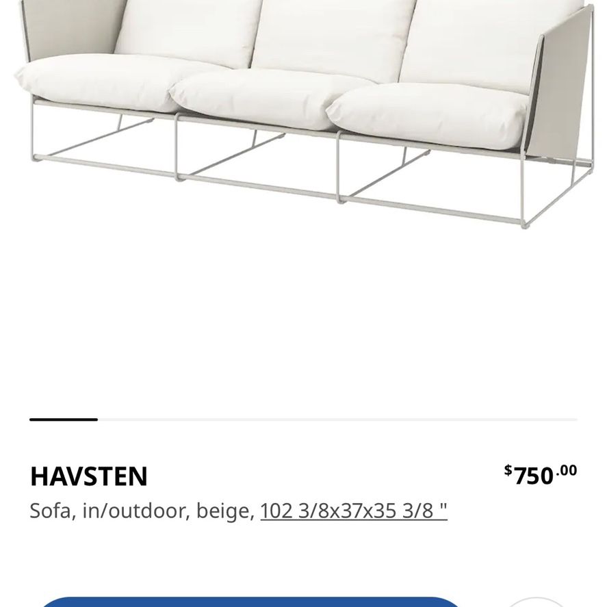 Ga naar het circuit monster Sociologie IKEA Havsten Indoor/outdoor Couch for Sale in Vero Beach, FL - OfferUp