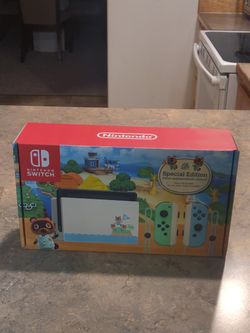 Nintendo Switch Animal Crossing Edition New In Box