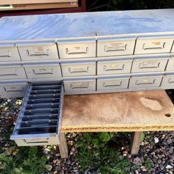 18 Drawer Steel Cabinet