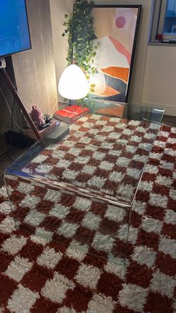 Waterfall Glass Coffee Table