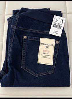 NEW Motherhood Maternity Indigo Blue Bootcut Jeans – Size Small