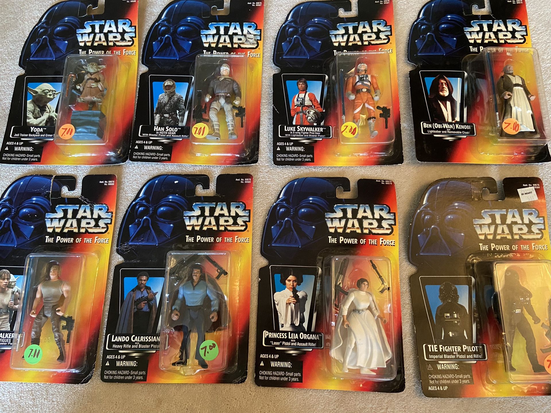 Star Wars action figures (set of 9)