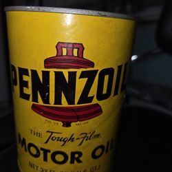 Vintage Full Pennzoil Can