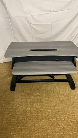 Standing Desk With Keyboard Tray