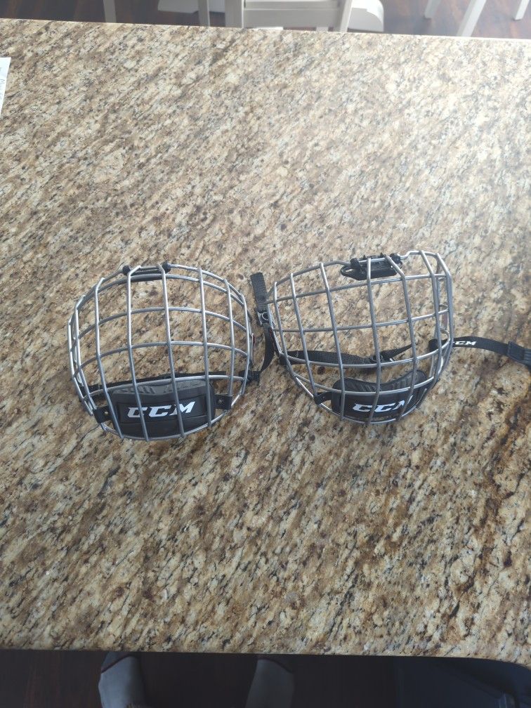 2 Hockey Facemasks
