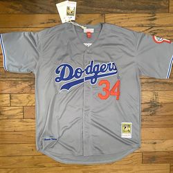 Grey Fernando Valenzuela Los Angeles Dodgers Jerseys Cooperstown