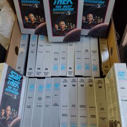 Star Trek The Next Generation VCR Tape collection