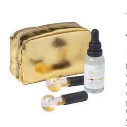 TRU BEAUTY RED CARPET READY 4-PIECE SERUM AND FACIAL MASSAGE SET 