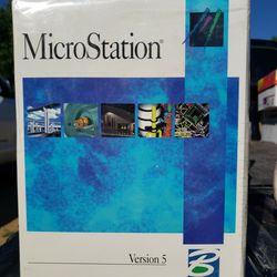 MicroStation 3D Modeling Software v5