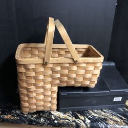 Wicker Type Basket For Stairs