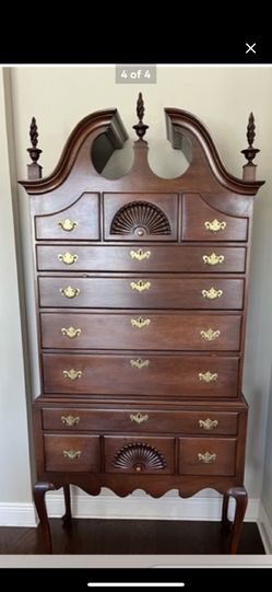 Beautiful, Real-Wood Antique Hutch/Storage Cabinet