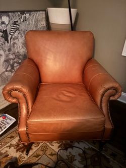 Pottery Barn Leather Chair