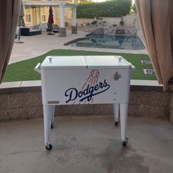 Retro Cooler with Dodger custom vinyl 