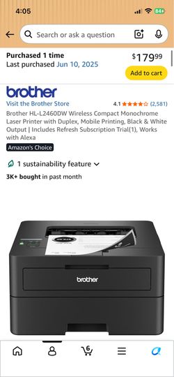 Almost brand new brother printer